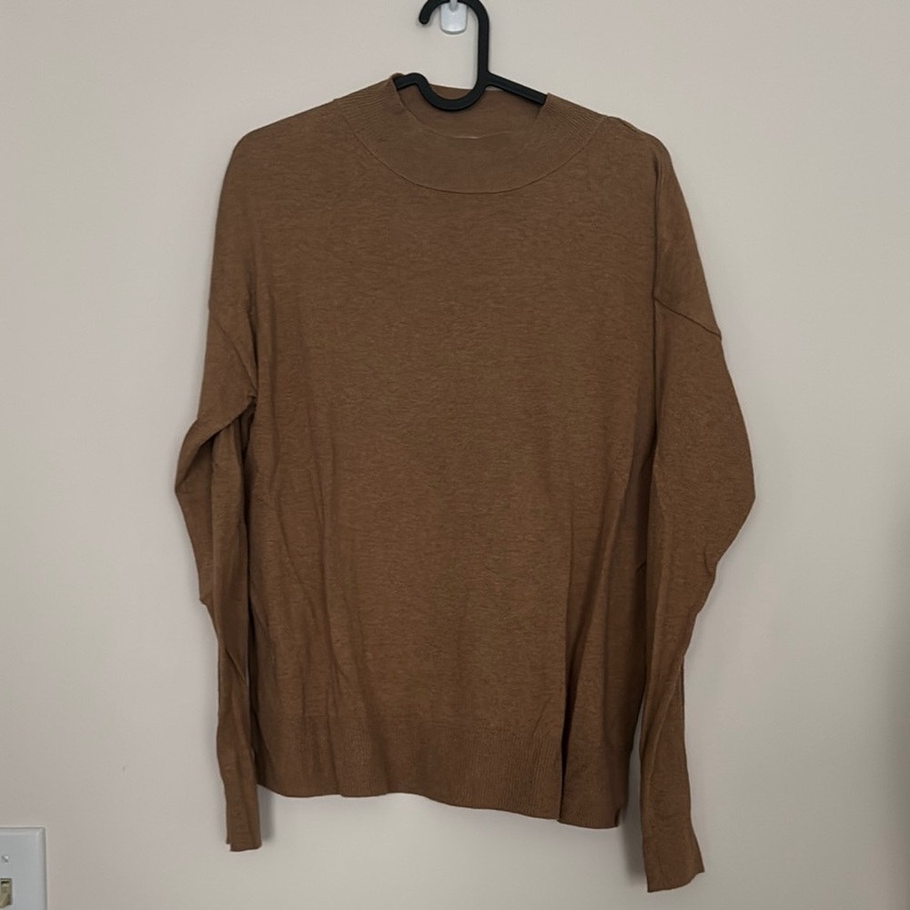 Old Navy Brown Cowl Neck Sweater